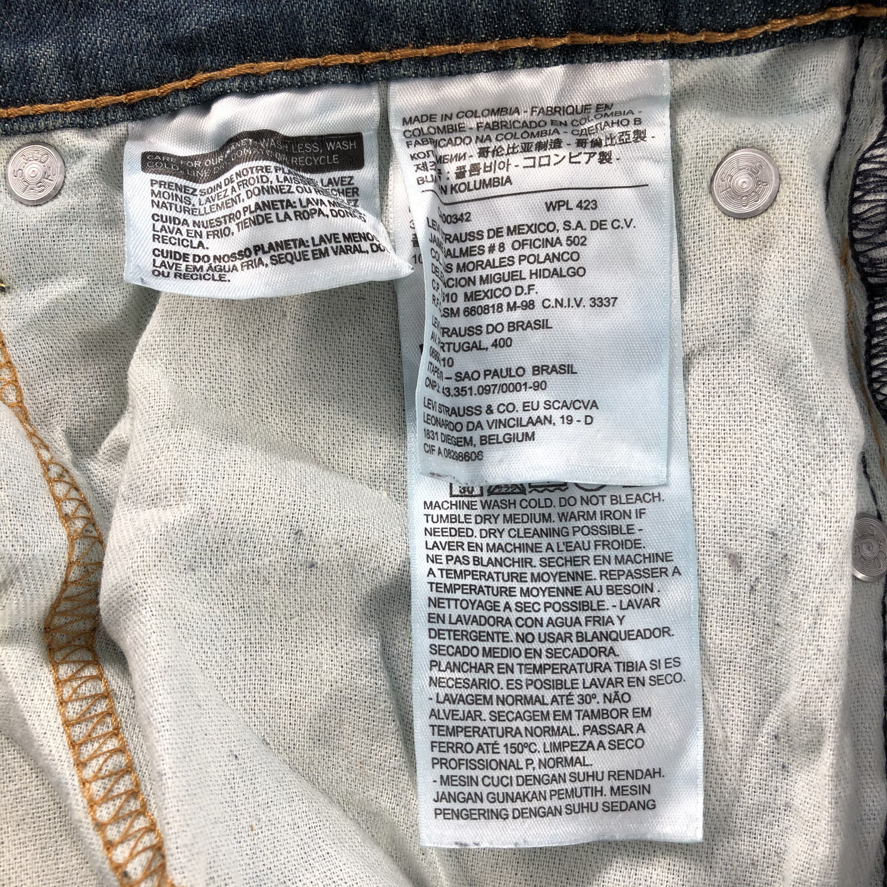 Levi's Vintage Blue Whiskers Levis 508 Jeans-J1200 Size US 33 - 9 Thumbnail