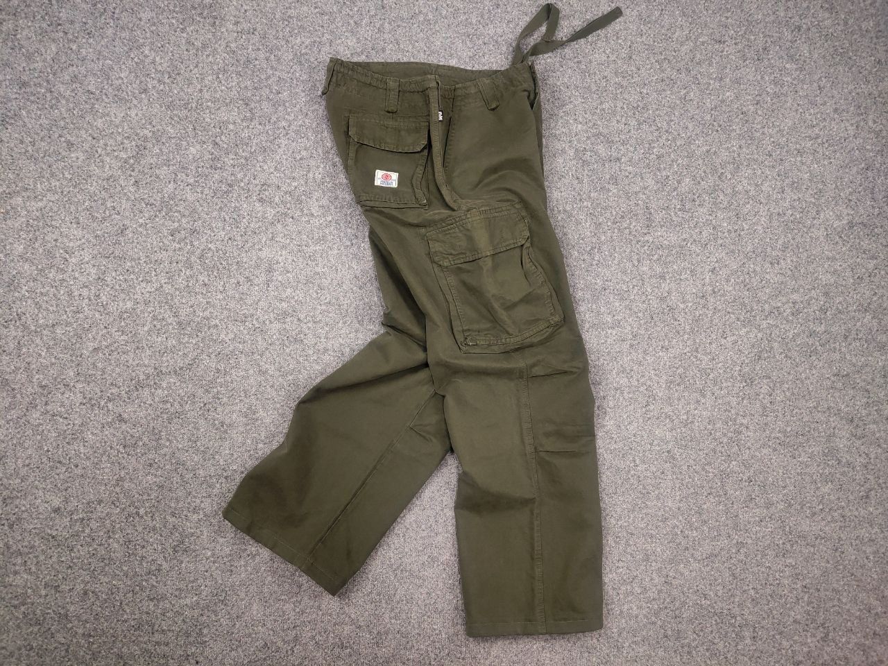 Franklin & Marshall Franklin Marshall American Military Army Baggy Cargo Pants Size US 34 / EU 50 - 13 Thumbnail
