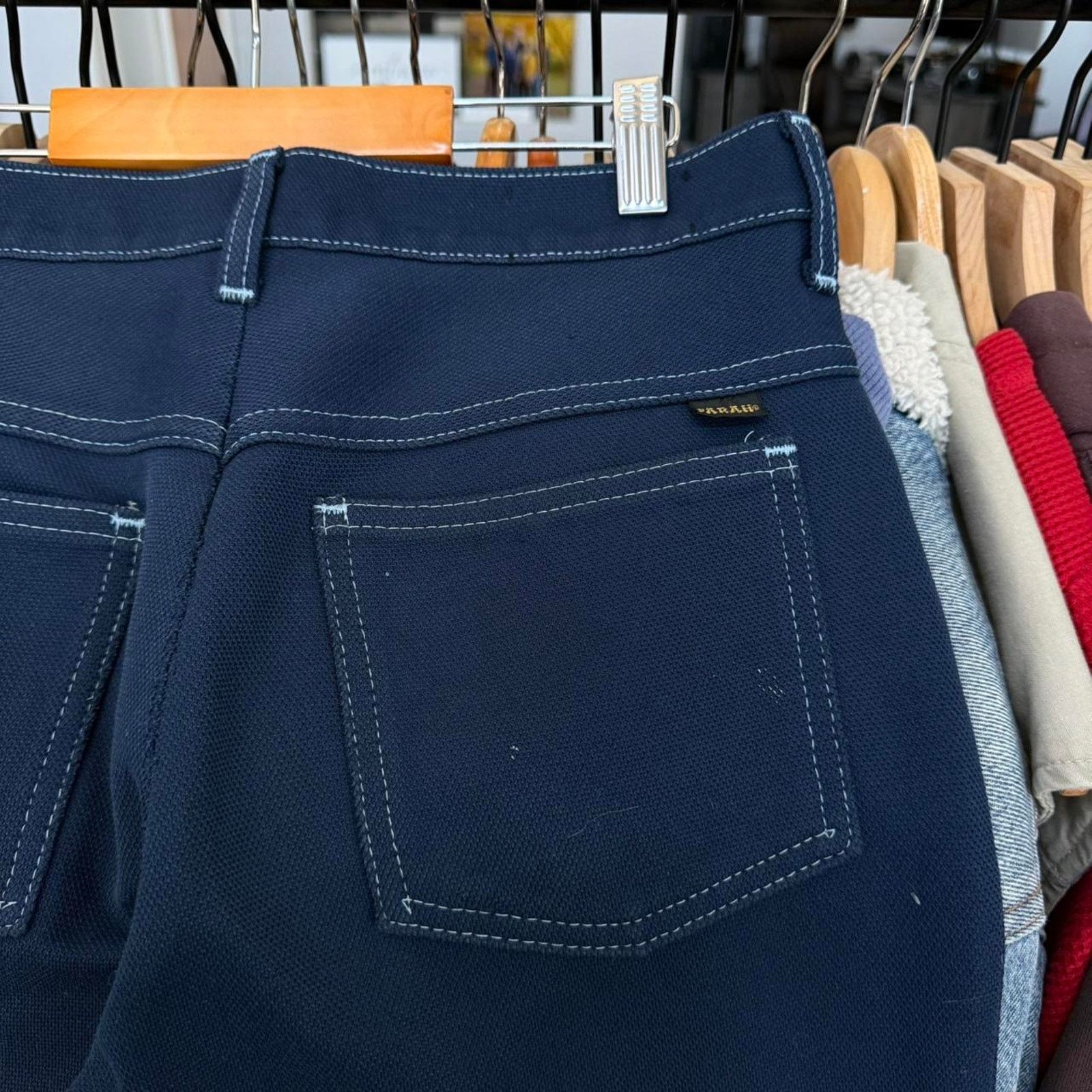 Farah Vintage 70s Farah Bootcut Pants With Distressing Size US 29 - 7 Thumbnail