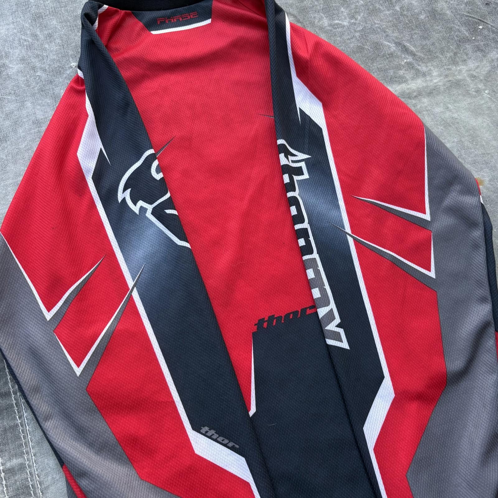 Vintage Vintage Y2K Thor Motocross Biker Grunge Sportswear Jersey Size US XS / EU 42 / 0 - 6 Thumbnail