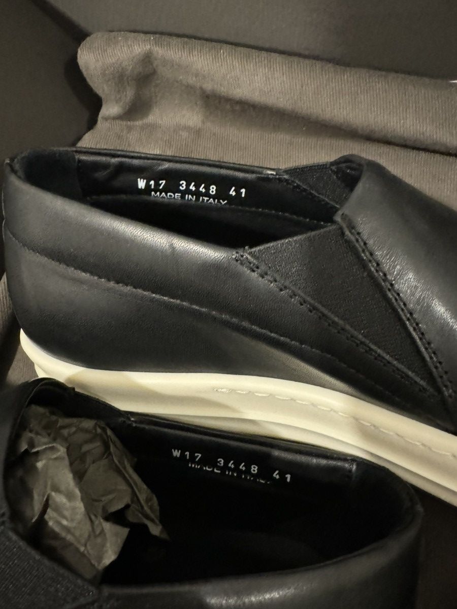 Rick Owens Rick Owens Slip on Boat Sneakers leather shoes Rick Owens Rick Owens Slip on Boat Sneakers leather shoes