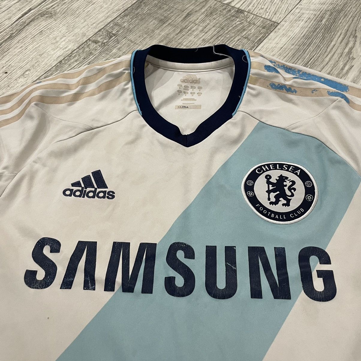Adidas adidas chelsea SUMSUNG soccer tee jersey shirt Size US S / EU 44-46 / 1 - 2 Thumbnail