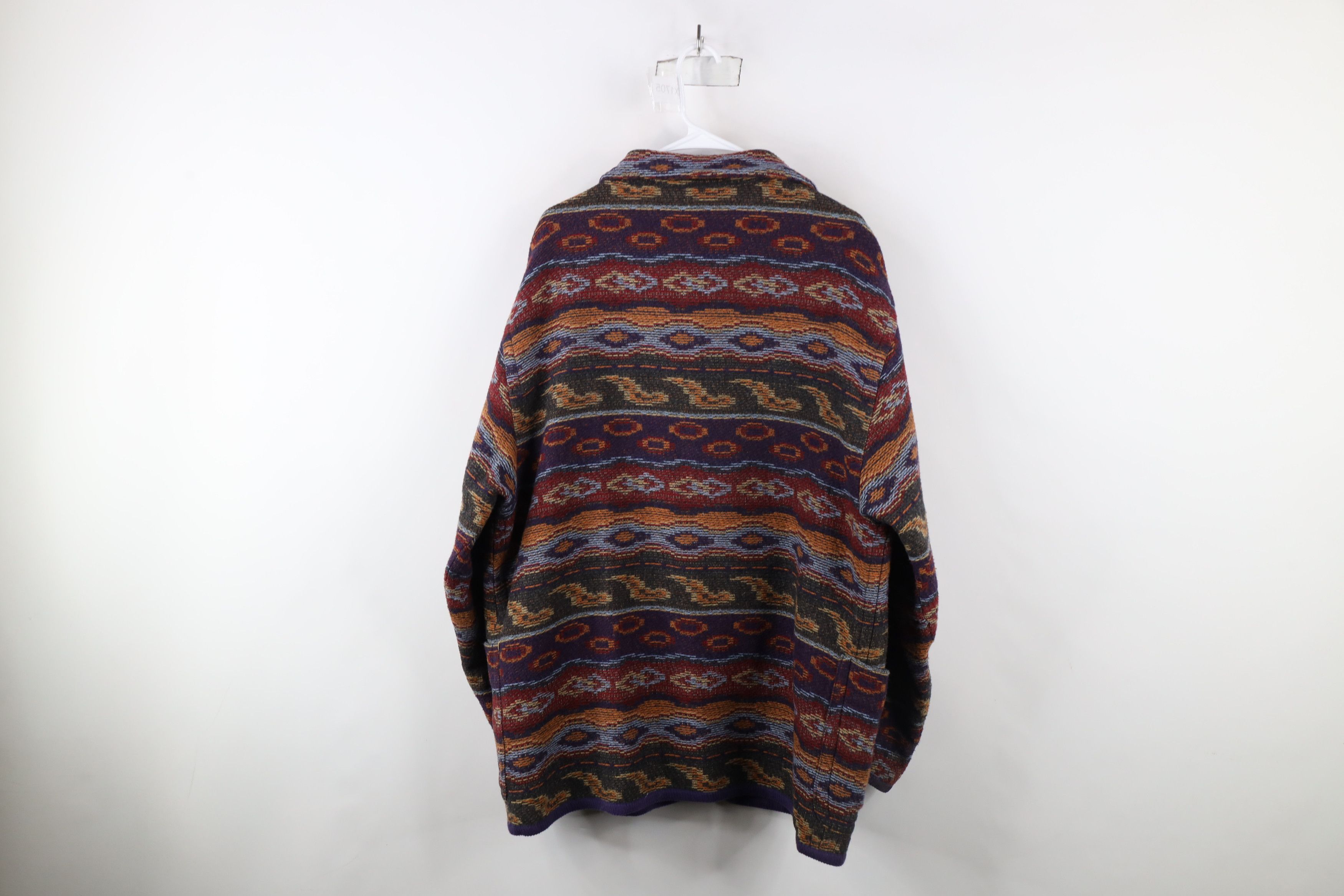Vintage Vintage 90s Streetwear Rainbow Southwestern Blazer Jacket Size L / US 10 / IT 46 - 14 Thumbnail