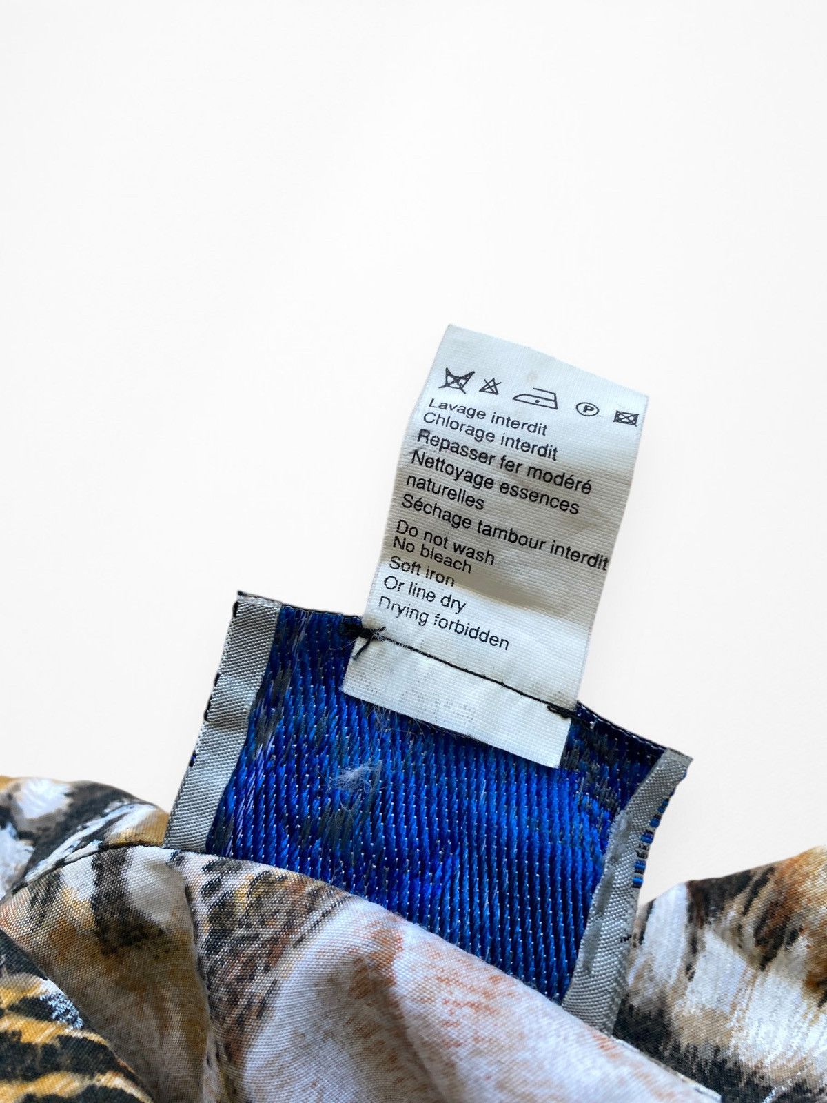 Kenzo Vintage Kenzo Jeans Wave tiger fullprint zip runway shirt Size L / US 10 / IT 46 - 7 Thumbnail