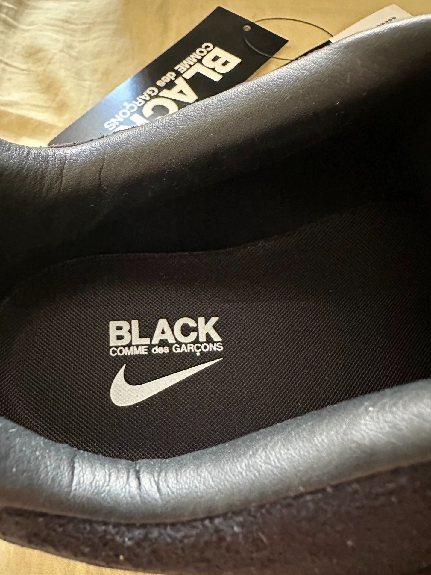 Nike CDG x Nike Zoom Talaria Low Unisex Black White Logo 44.5 Size US 10.5 / EU 43-44 - 8 Thumbnail