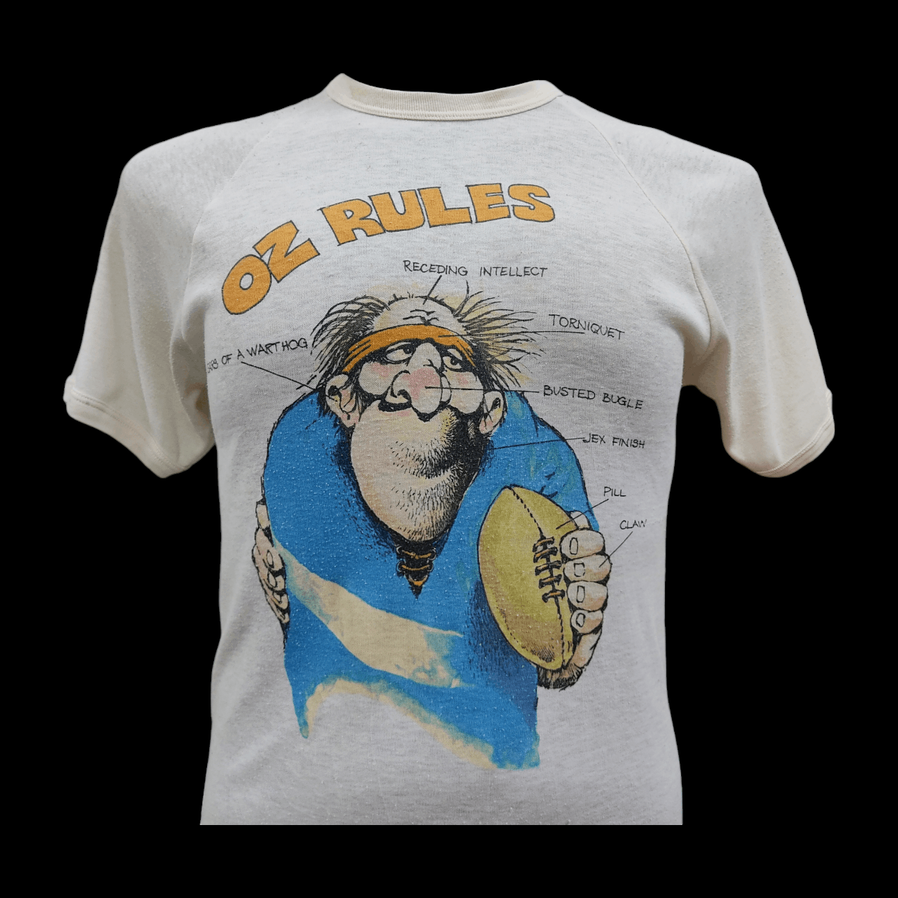 Vintage Vintage 70s 80s OZ Rules Gary Patterson OG Style T-shirt Size US M / EU 48-50 / 2 - 2 Thumbnail