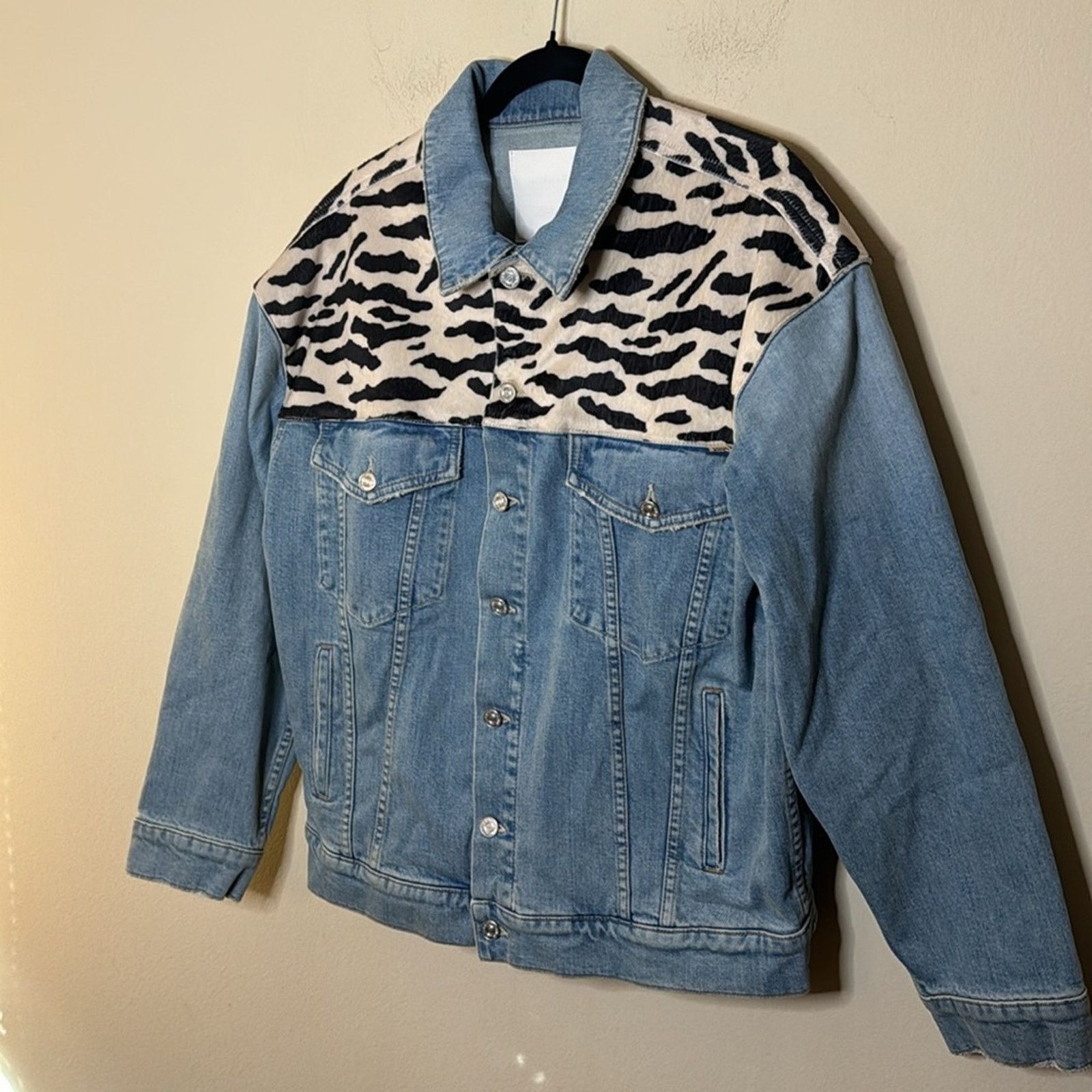 MOTHER MOTHER The Drop It Drifter Denim Jacket Size L Size L / US 10 / IT 46 - 4 Thumbnail
