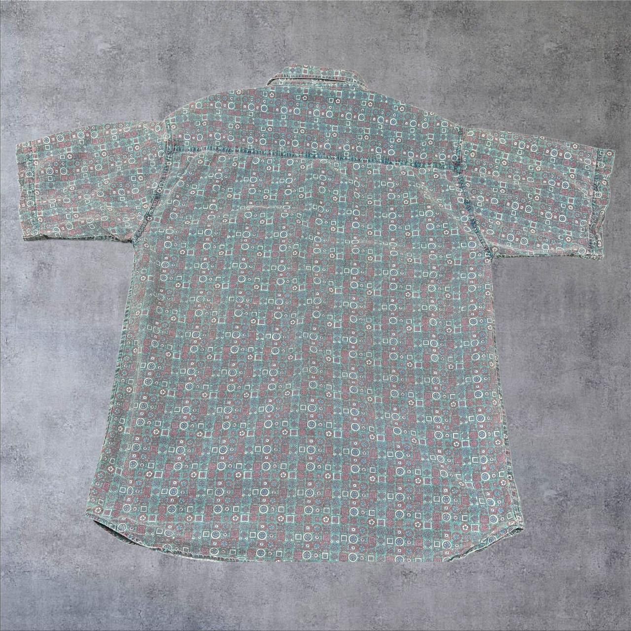 Vintage Vintage Pattern Button Up Shirt Size US L / EU 52-54 / 3 - 4 Thumbnail