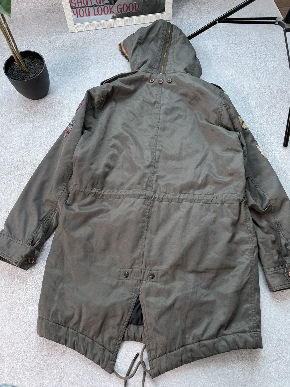 Diesel Diesel Parka Jacket Faux Fur Y2K Hood Military Alaska Style Size US L / EU 52-54 / 3 - 14 Thumbnail