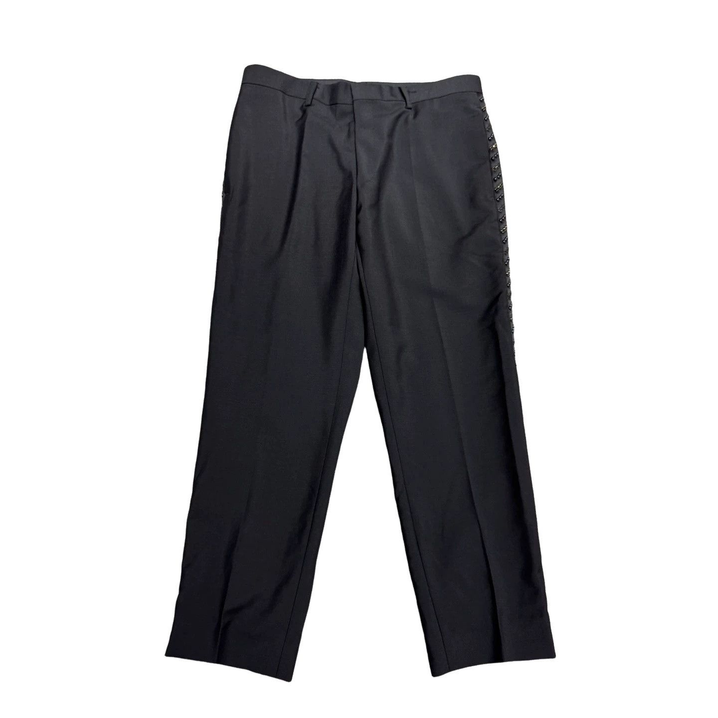 Givenchy Givenchy Beaded Wool Trousers Size 32 Size 38R - 1 Thumbnail