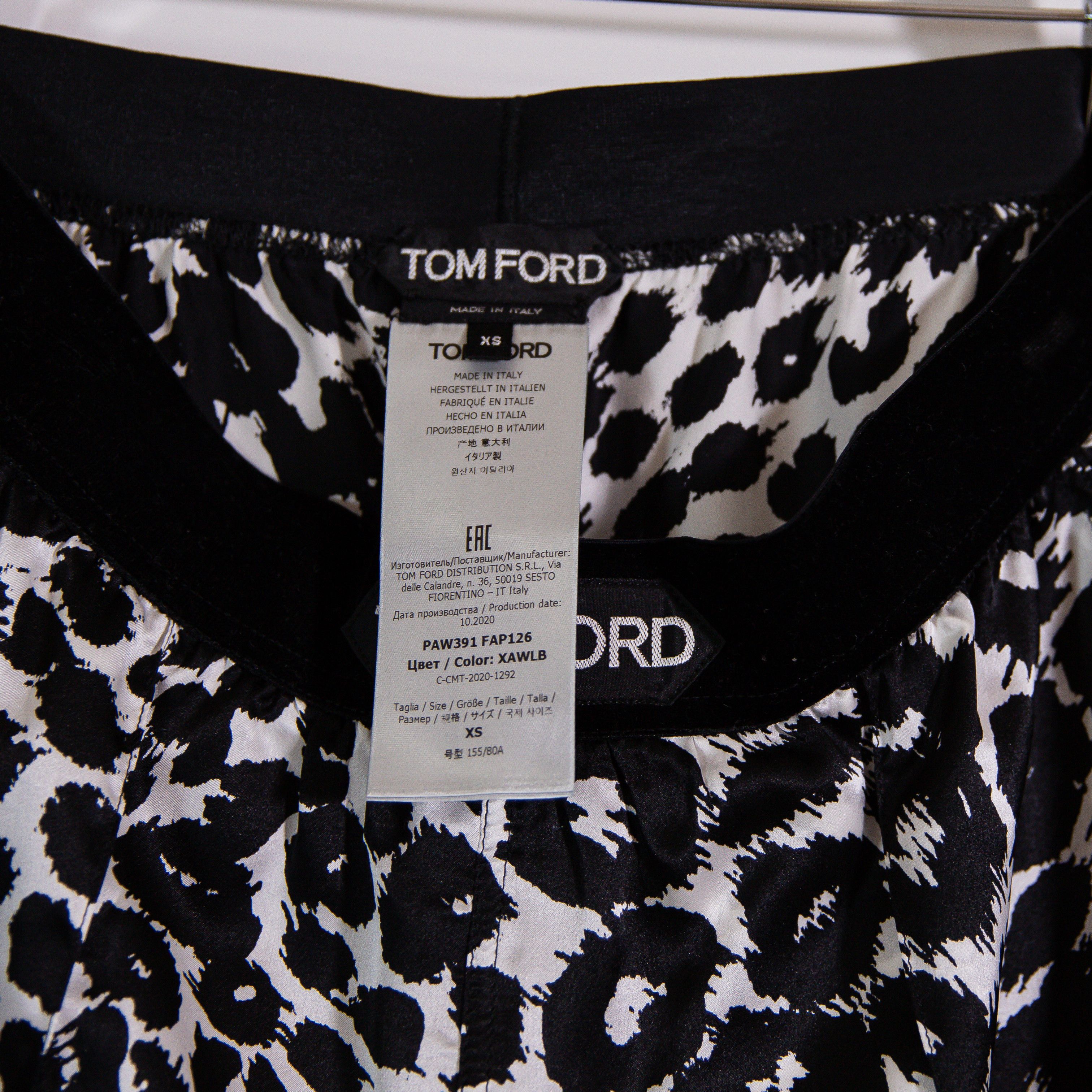 Tom Ford Tom Ford Silk Chiffon Satin Cheetah Size 25" / US 0 / IT 36 - 3 Thumbnail