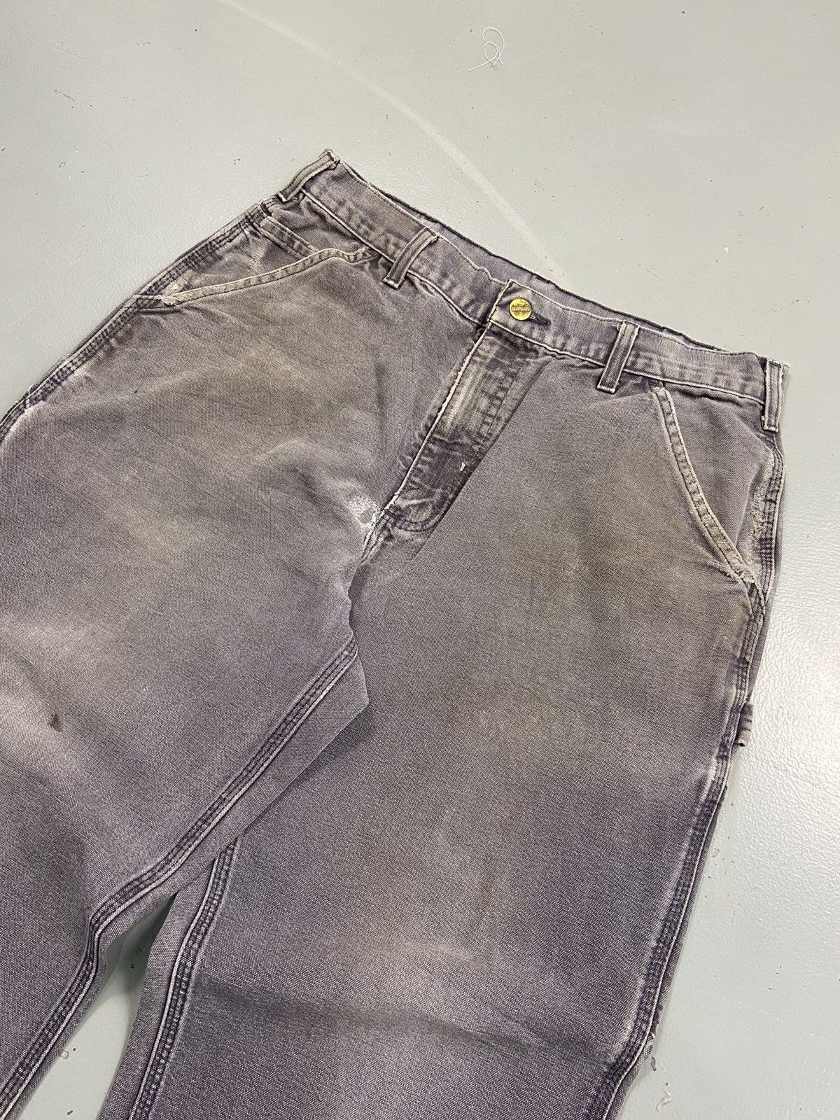 Carhartt × Vintage Vintage Carhartt faded carpenter denim Size US 34 / EU 50 - 5 Thumbnail