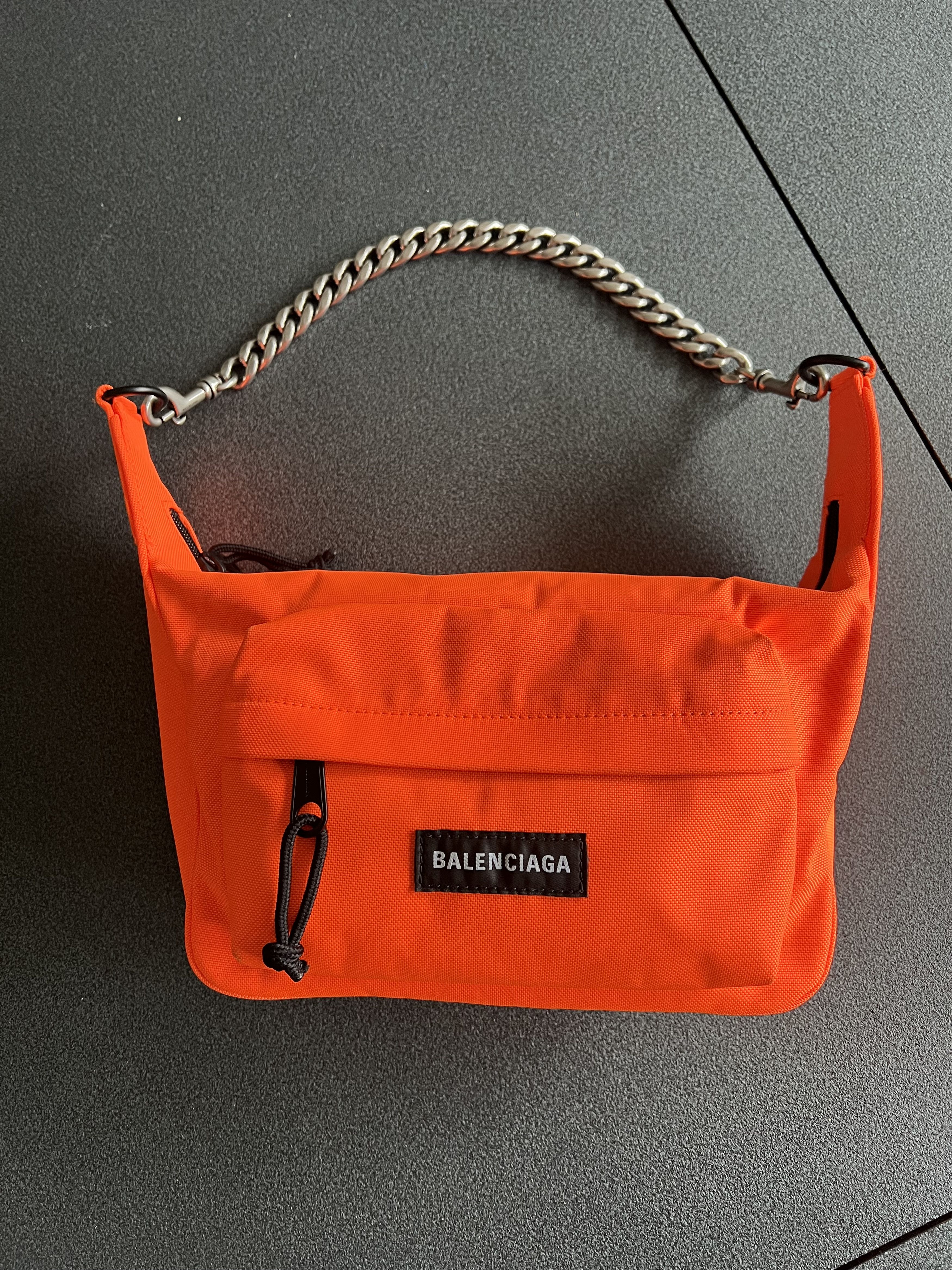 Balenciaga Balenciaga orange raver bag purse handbag with chain Size ONE SIZE - 1 Thumbnail