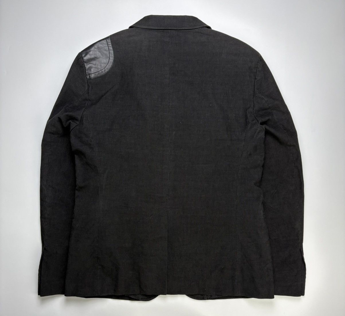 Dirk Bikkembergs Dirk Bikkembergs Hybrid Black Corduroy Blazer Jacket Size 54R - 10 Thumbnail