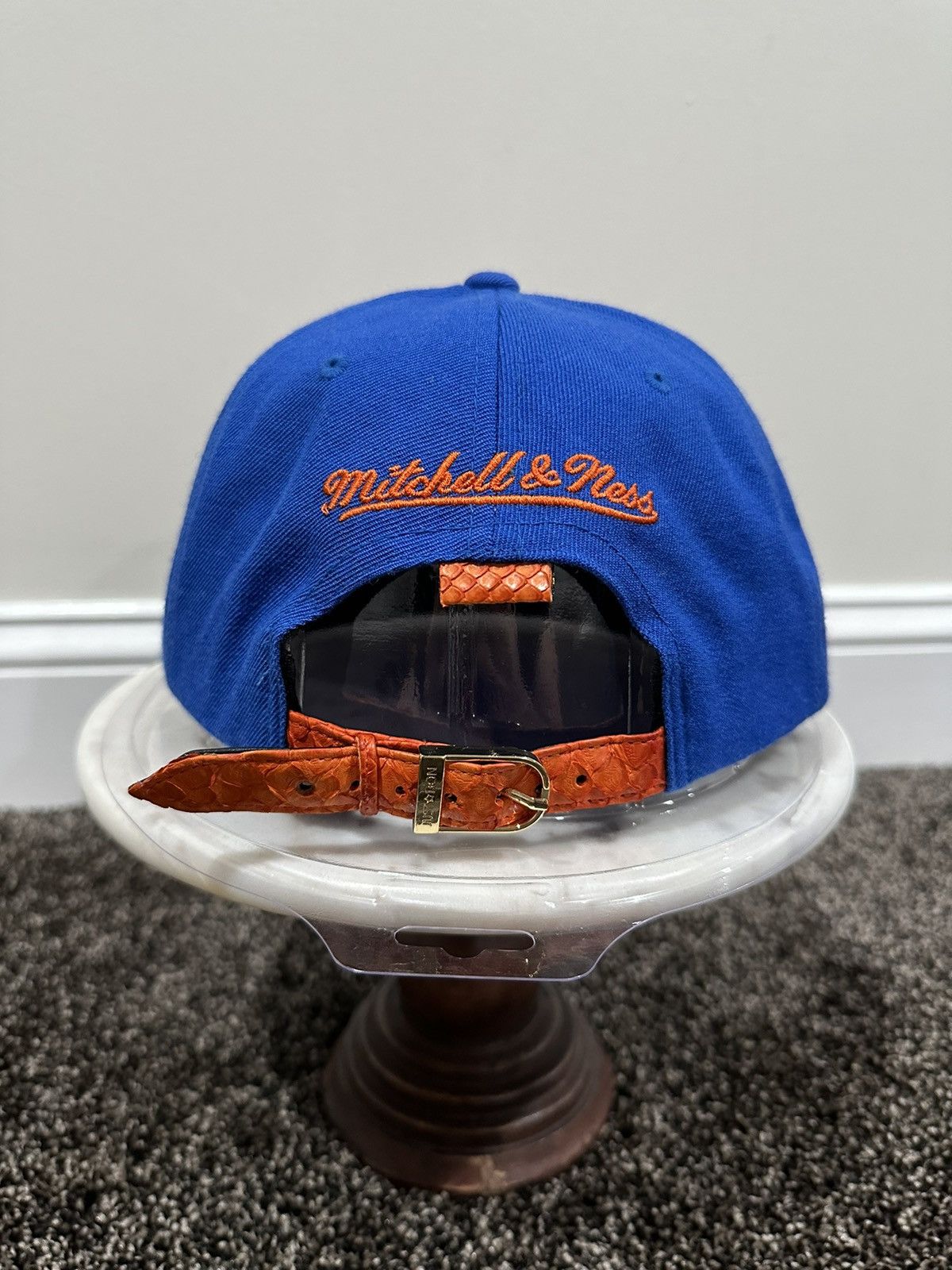 Just Don Just Don x Mitchell & Ness Denver Broncos Blue/Orange Hat Size ONE SIZE - 3 Thumbnail
