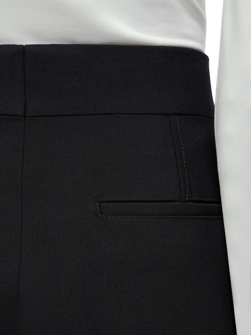 Salvatore Ferragamo o1s1rm0526 Press Crease Hi Rise Pant in Black Size 25" / US 0 / IT 36 - 5 Thumbnail