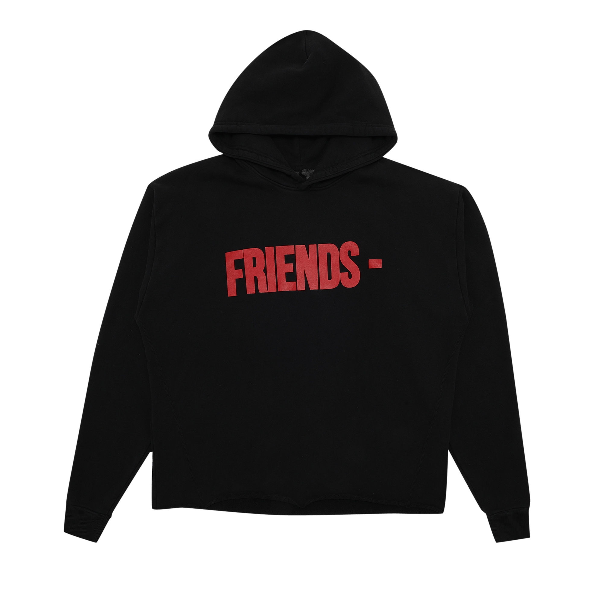 Vlone Friends Hoodie Black/Red