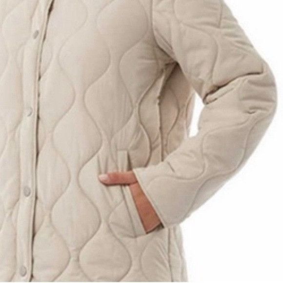 Other NWT 32 DEGREE HEAT QUILTED WHITE PUFFER JACKET SZ LARGE L Size L / US 10 / IT 46 - 2 Thumbnail