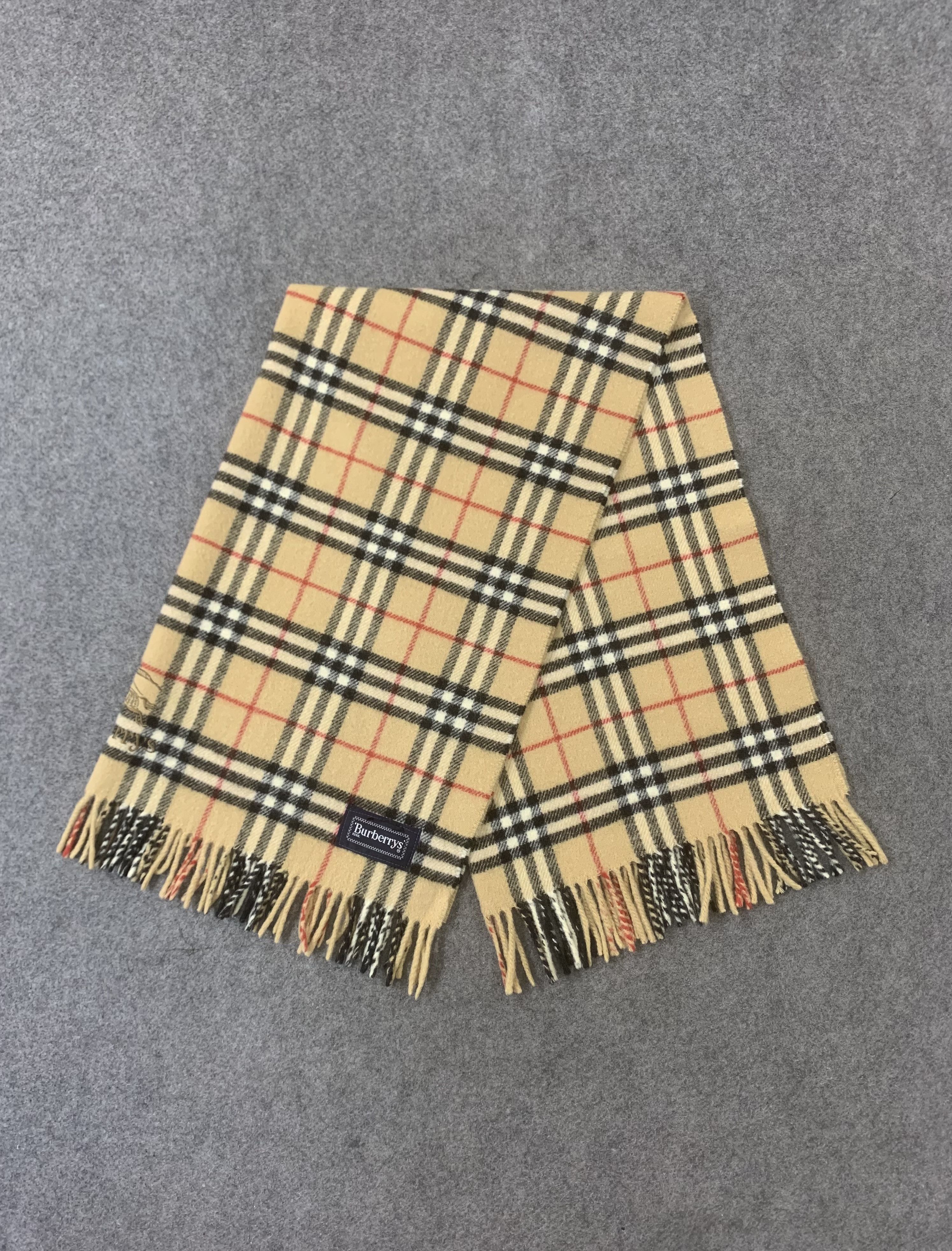 Burberry Burberry Scarf Wool Muffler Neck Wrap BL9287 Size ONE SIZE - 4 Thumbnail