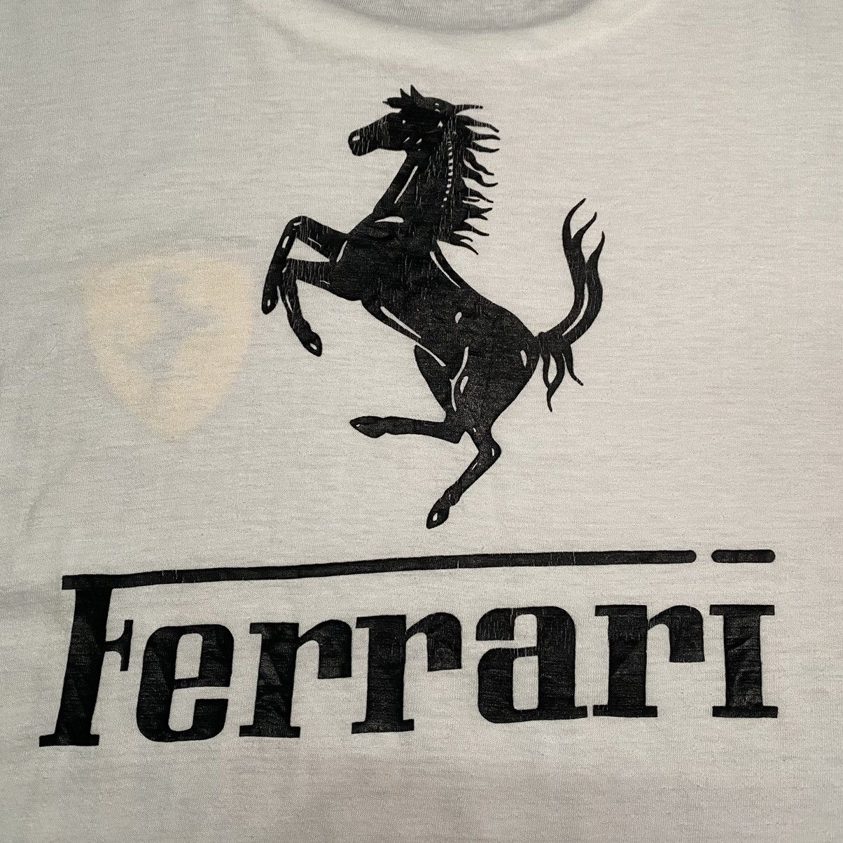 Ferrari × Vintage Vintage 90s Ferrari OG Logo T Shirt Made in Italy Size US M / EU 48-50 / 2 - 8 Thumbnail