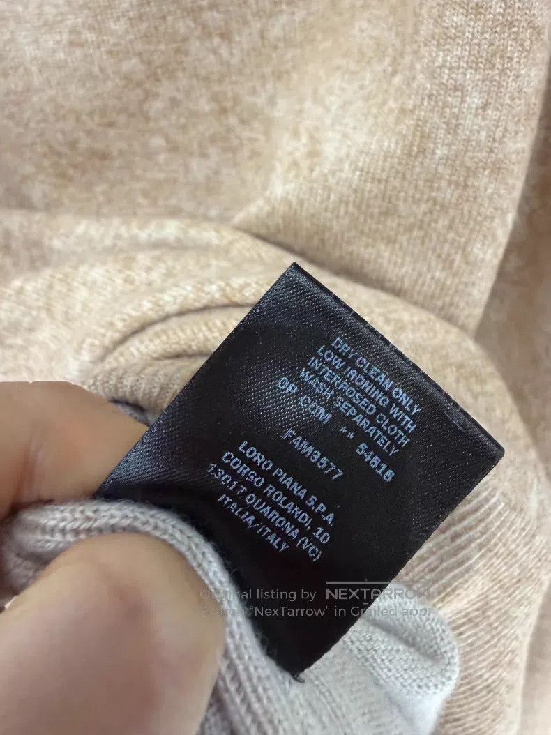 Loro Piana Loro Piana Camel baby cashmere all cashmere knit sweater c Size XS / US 0-2 / IT 36-38 - 4 Thumbnail