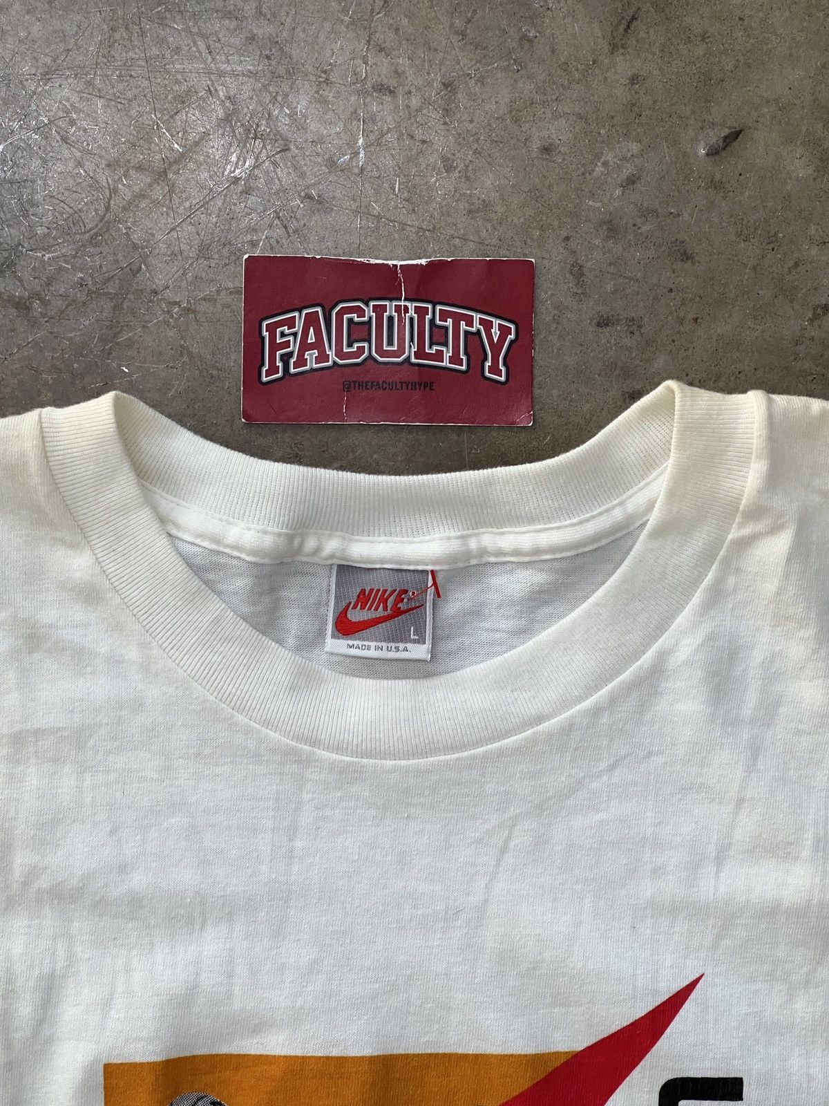 Jordan Brand × NBA × Vintage Vintage 90s Nike Michael Air Jordan Single Stitch Tee Large Size US L / EU 52-54 / 3 - 3 Thumbnail