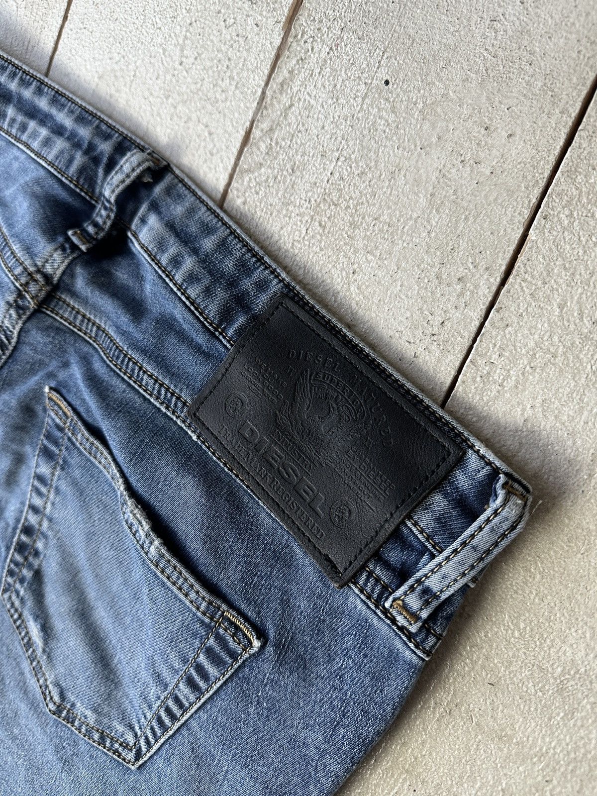 Diesel 🚨 DIESEL IFSIXWASNINE JEANS DENIM RARE Y2K FIT GOTHIC PUNK Size 29" - 14 Thumbnail