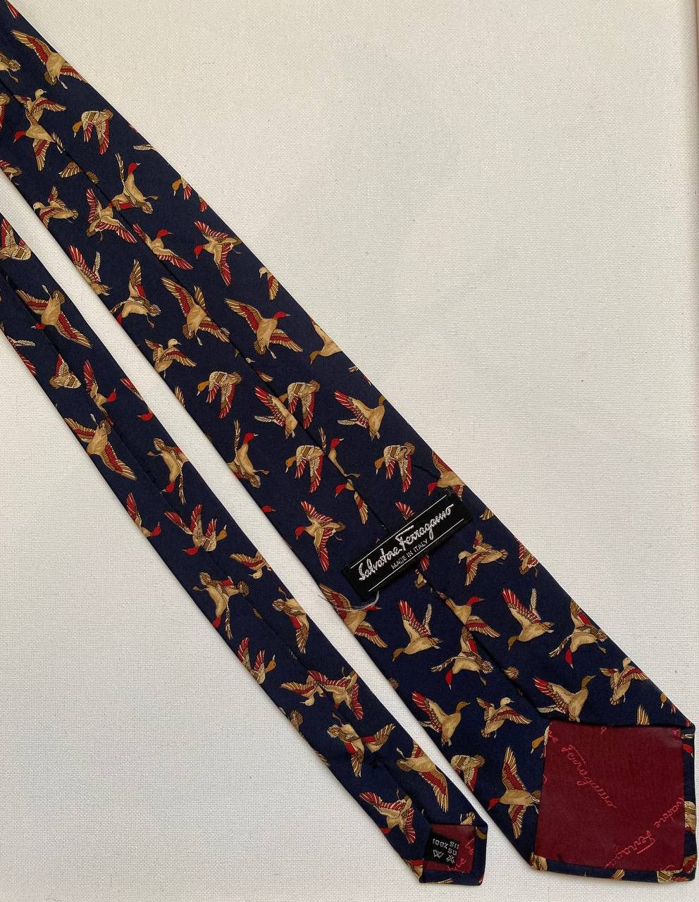 Salvatore Ferragamo SALVATORE FERRAGAMO MEN'S TIE TIE VINTAGE Size ONE SIZE - 1 Thumbnail
