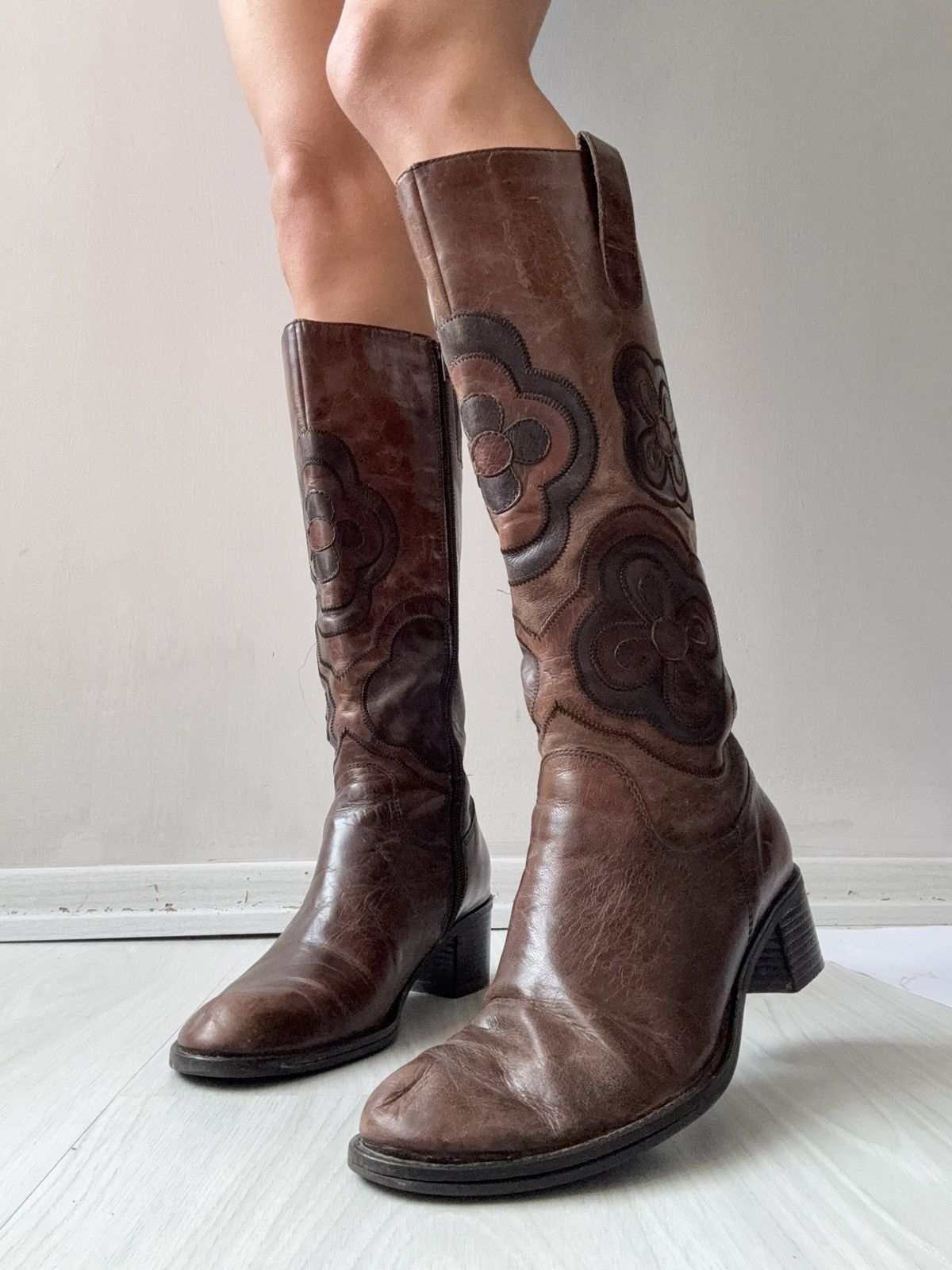 Vintage Vintage cowboy boots Size US 8 / IT 38 - 3 Thumbnail