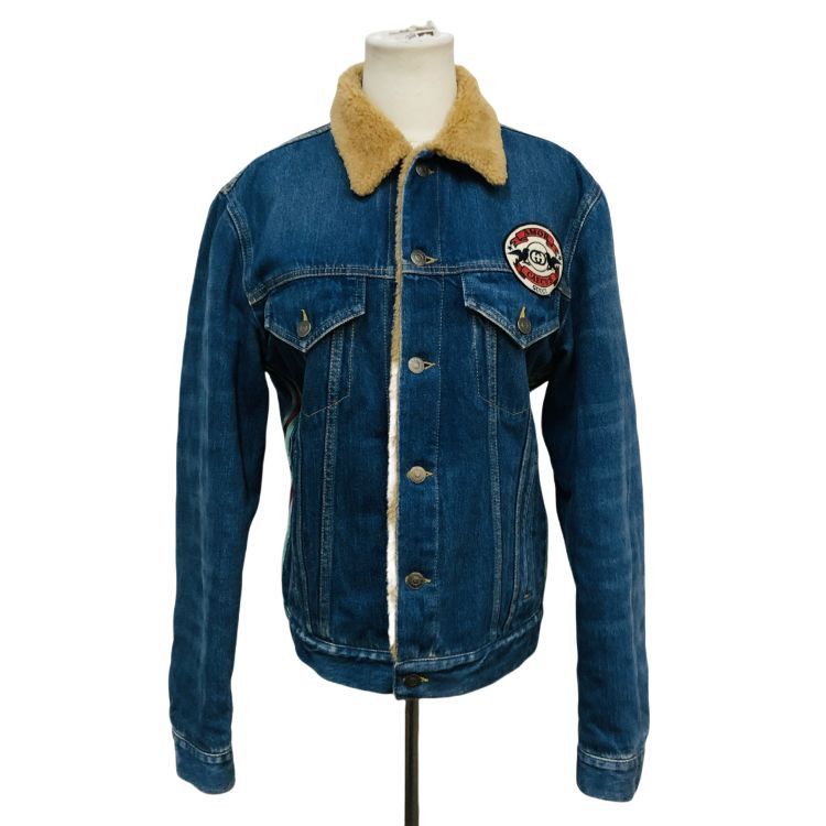 Gucci Gucci Amor Caecus Denim Jacket Size 44 Size US S / EU 44-46 / 1 - 1 Thumbnail