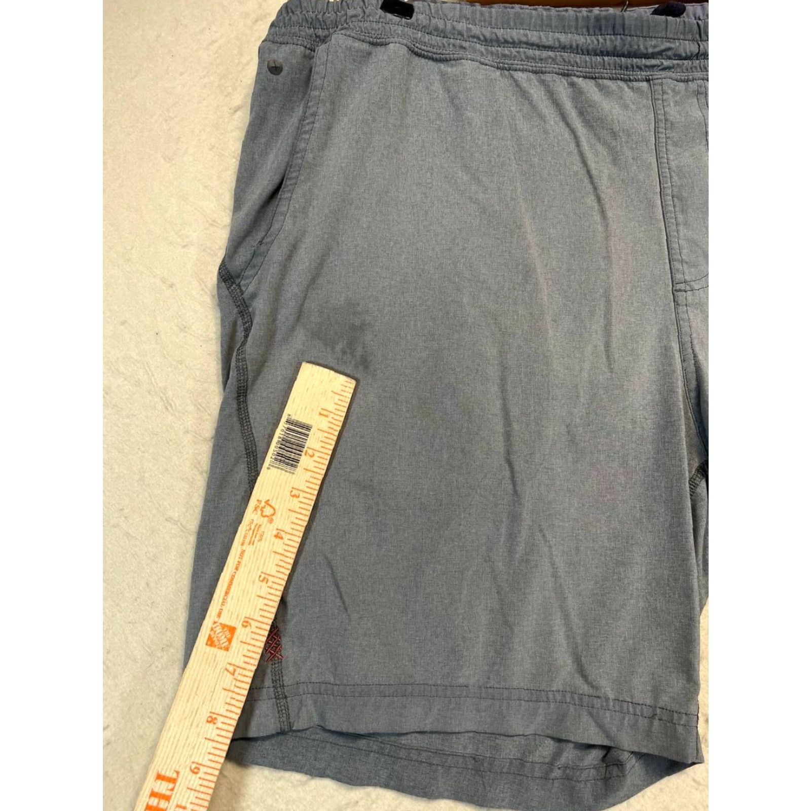 Rhone Rhone Shorts Gray Pull On Running Shorts Men's L Worn Elastic See Pics Size US 33 - 6 Thumbnail