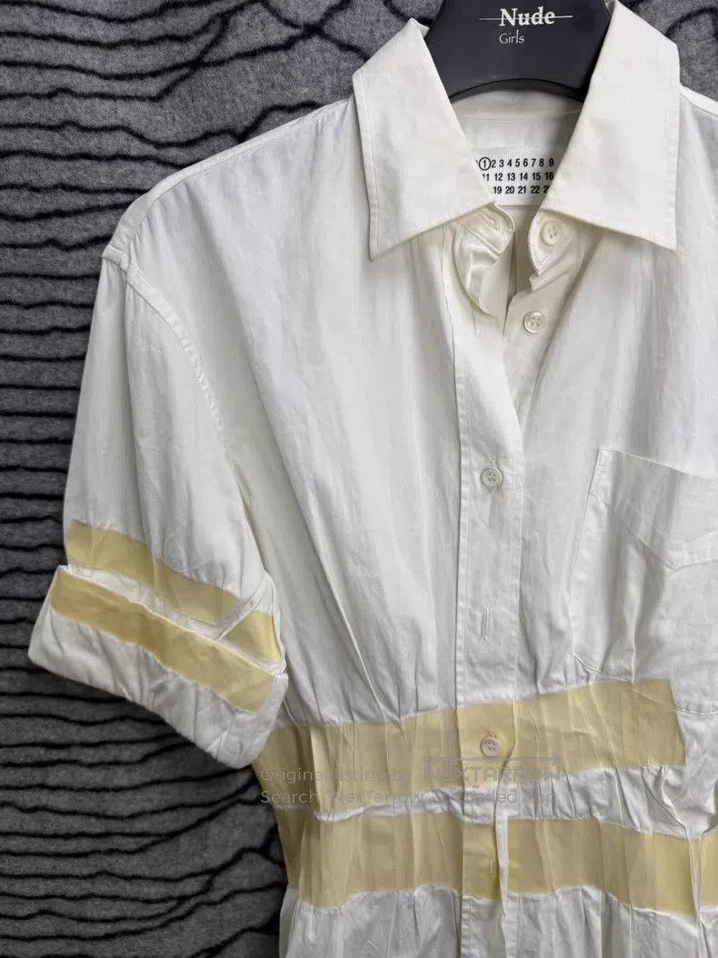 Maison Margiela Maison Margiela Tape Fabric Waist-Cinching Shirt Size M / US 6-8 / IT 42-44 - 2 Thumbnail