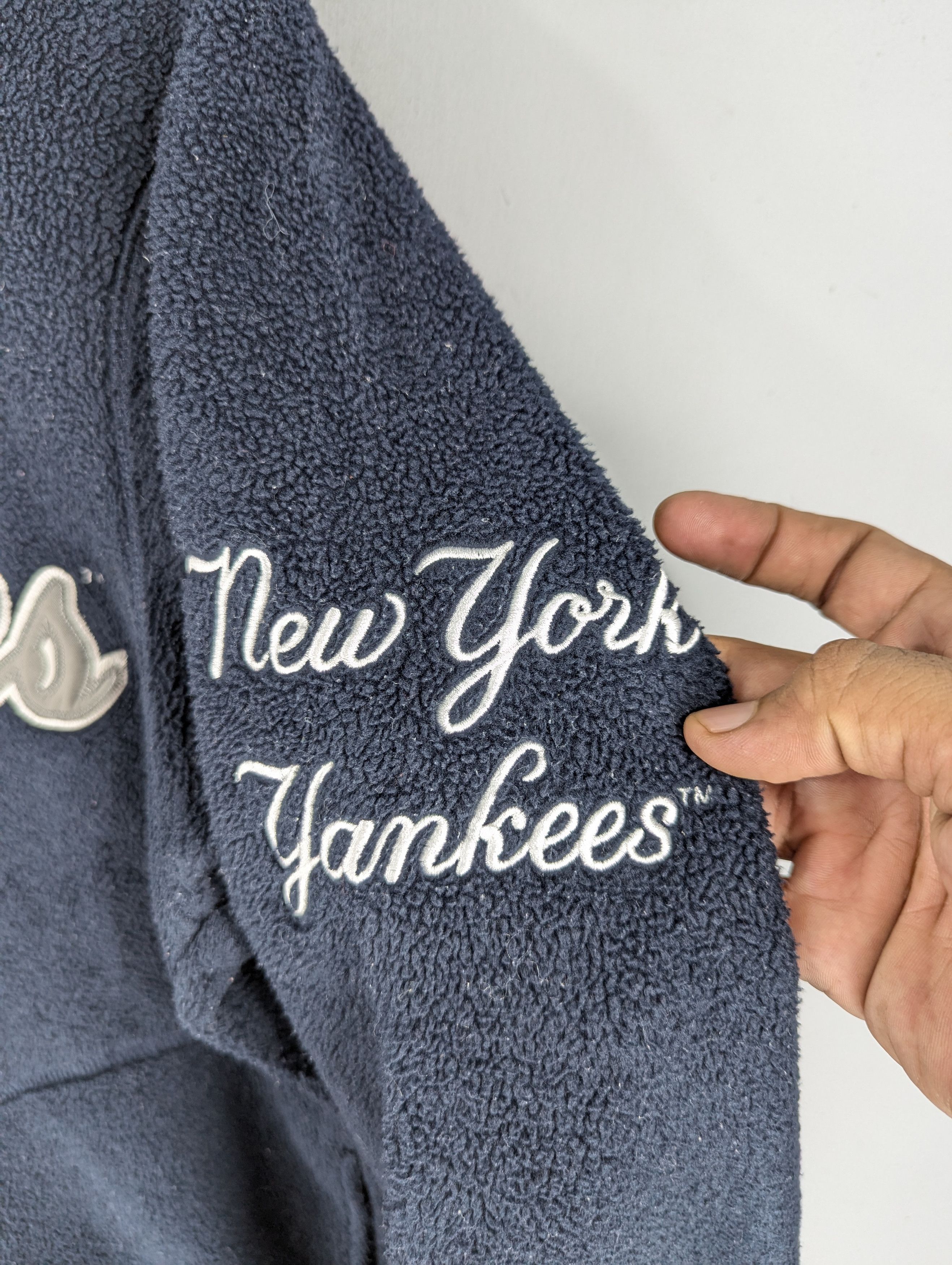 MLB × New York Yankees × Uniqlo MLB New York Yankees X Uniqlo Halfzip Fleece Jacket Size US L / EU 52-54 / 3 - 5 Thumbnail