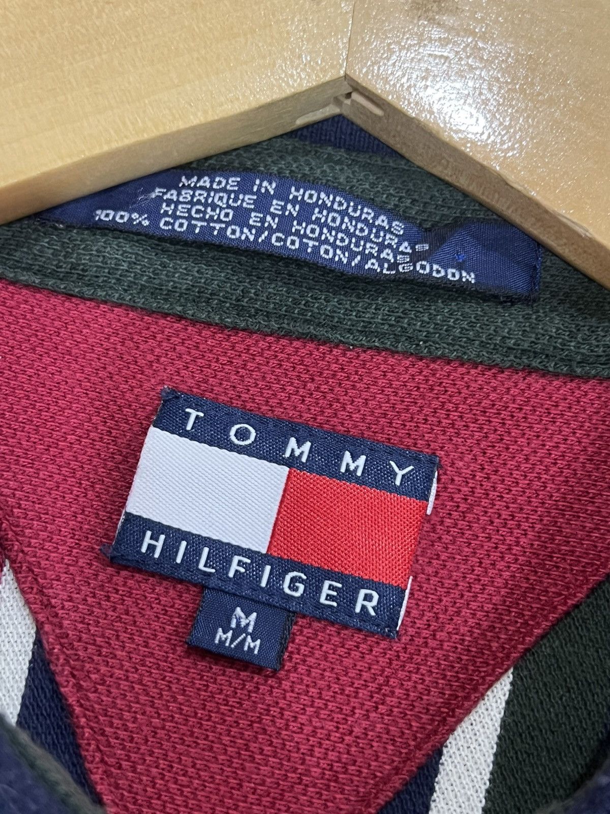 Tommy Hilfiger Tommy Hilfiger Stripes Multi Colour Polo Tees Size US M / EU 48-50 / 2 - 3 Thumbnail