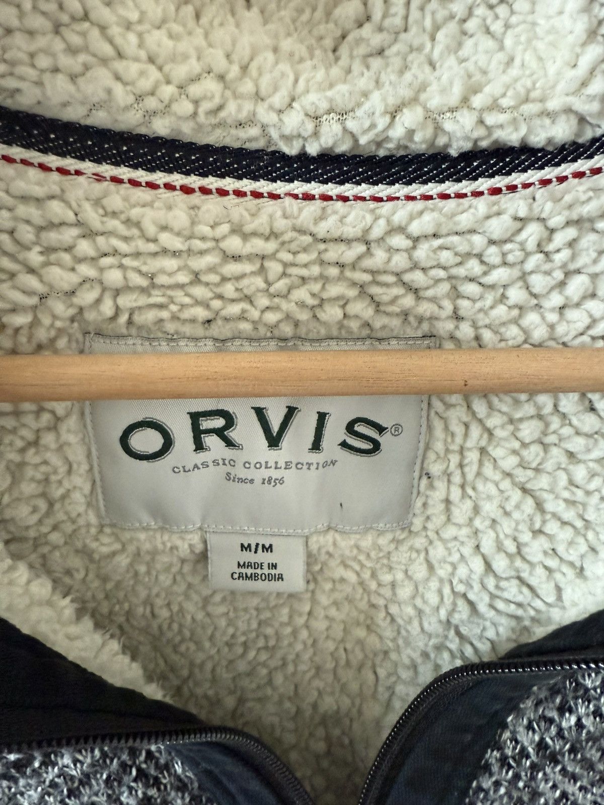 Orvis Fleece Lined 1/4 Zip Knit Sweater Size US M / EU 48-50 / 2 - 4 Thumbnail