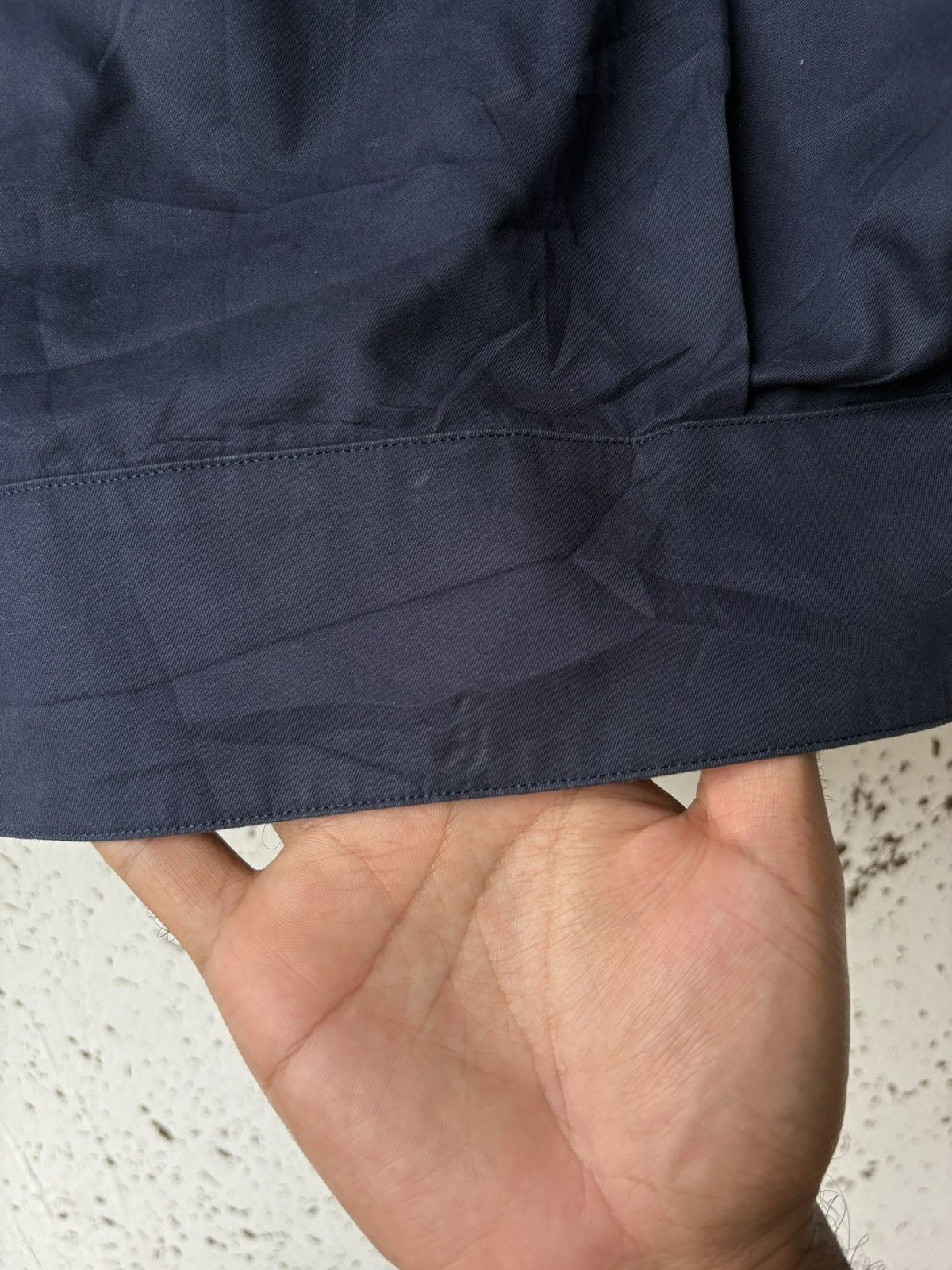 Burberry Vintage Burberrys Navy Tailored Crop Blazer Jacket Size US M / EU 48-50 / 2 - 14 Thumbnail