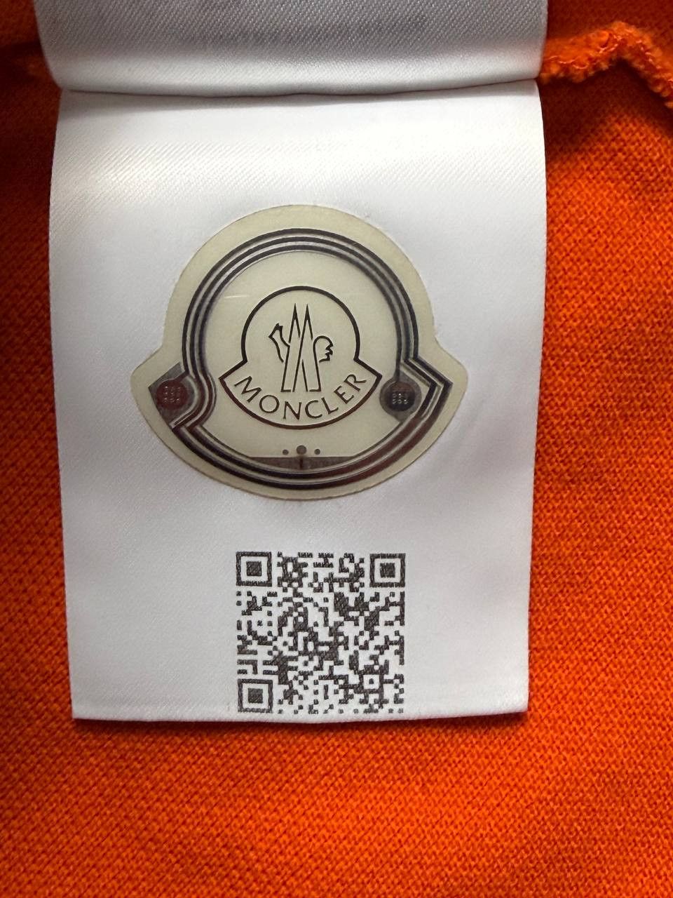 Moncler Moncler Classic Logo Orange Polo Shirt Size US M / EU 48-50 / 2 - 9 Thumbnail