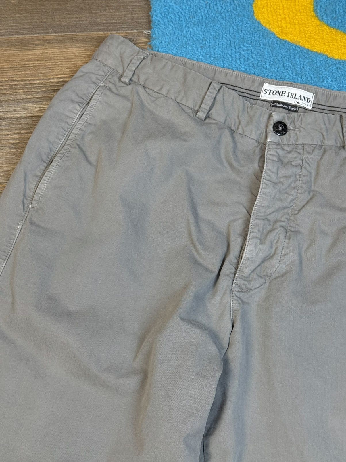 Stone Island × Vintage Vintage Stone Island Gray Chino Trousers Pant Size US 36 / EU 52 - 7 Thumbnail