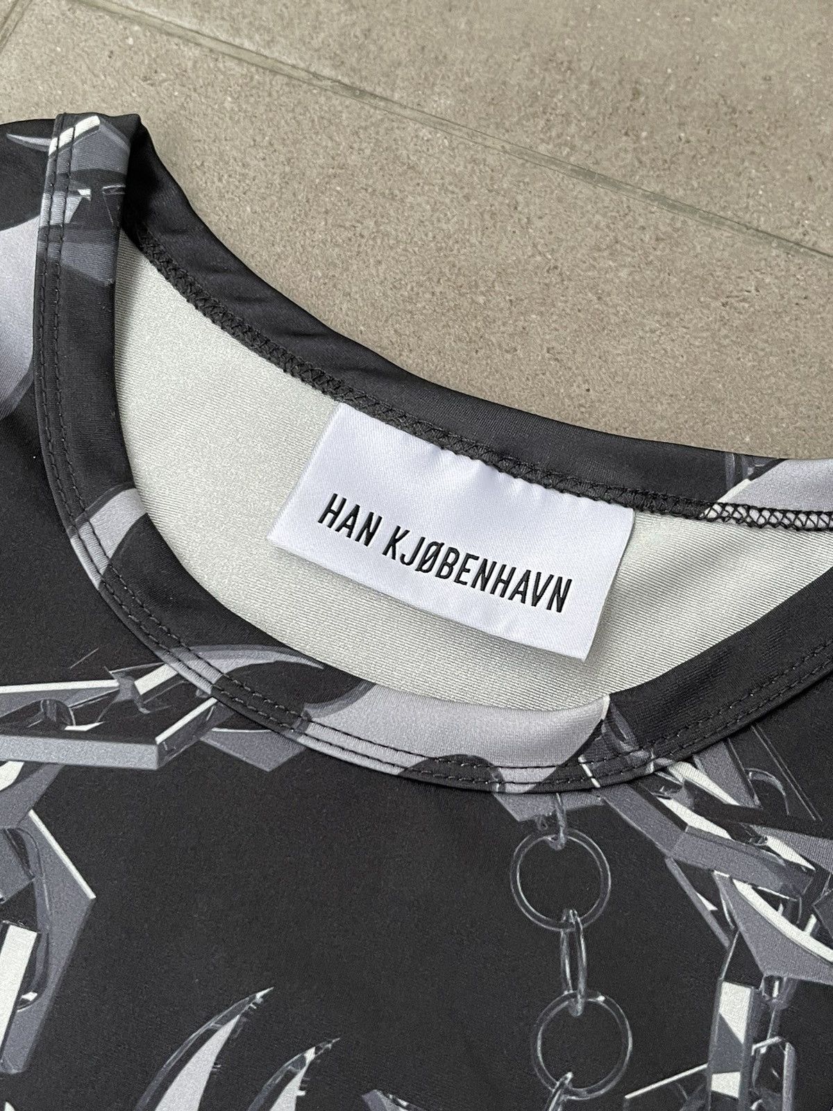 Han Kjobenhavn !DS! SS23 Han Kjobenhavn Chain Tribal Stretch Racer Top Size US M / EU 48-50 / 2 - 17 Thumbnail