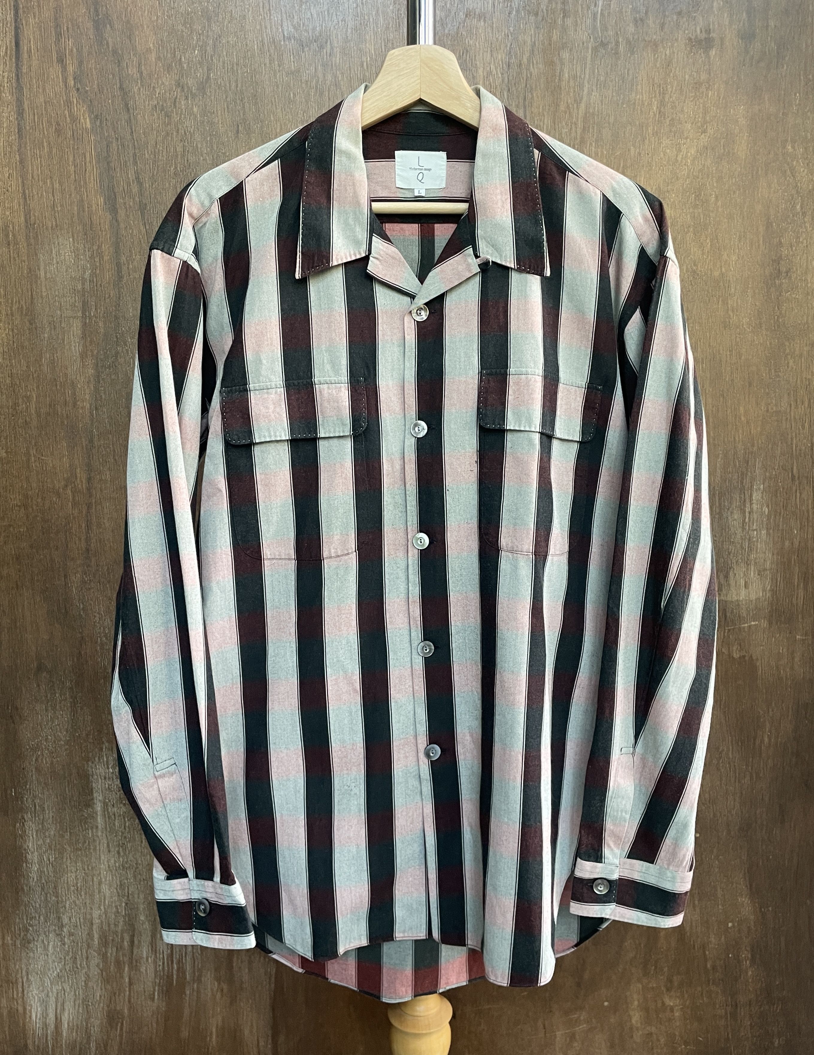 Yohji Yamamoto Yohji Yamamoto Double Pockets Stripped Rayon Shirt Size US XS / EU 42 / 0 - 1 Thumbnail