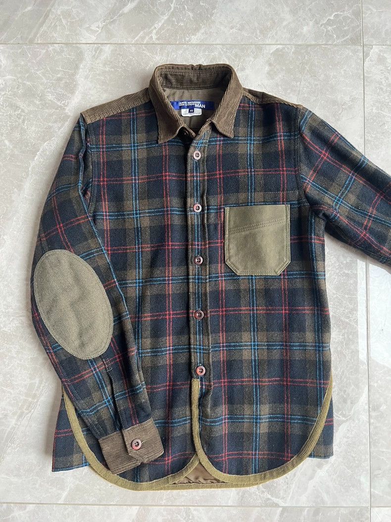 Comme des Garcons Comme Des Garcons Splicing wool shirt 2503-Nextarrow Size US XS / EU 42 / 0 - 1 Thumbnail