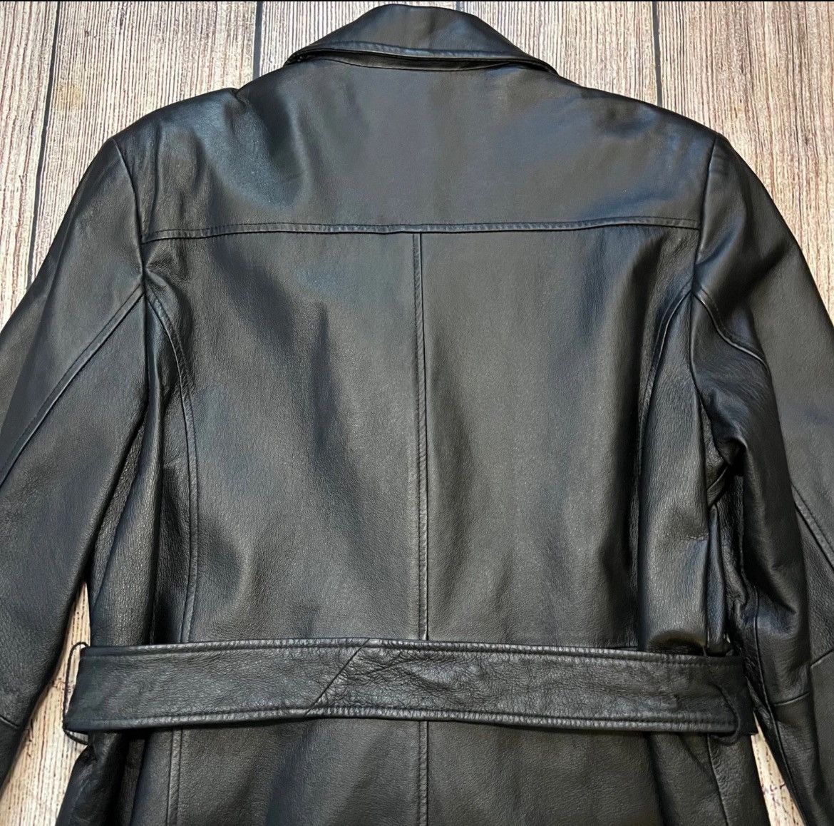 Other VTG 90s Terry Lewis Luxuries Leather Trench Coat Womens M Size M / US 6-8 / IT 42-44 - 10 Thumbnail