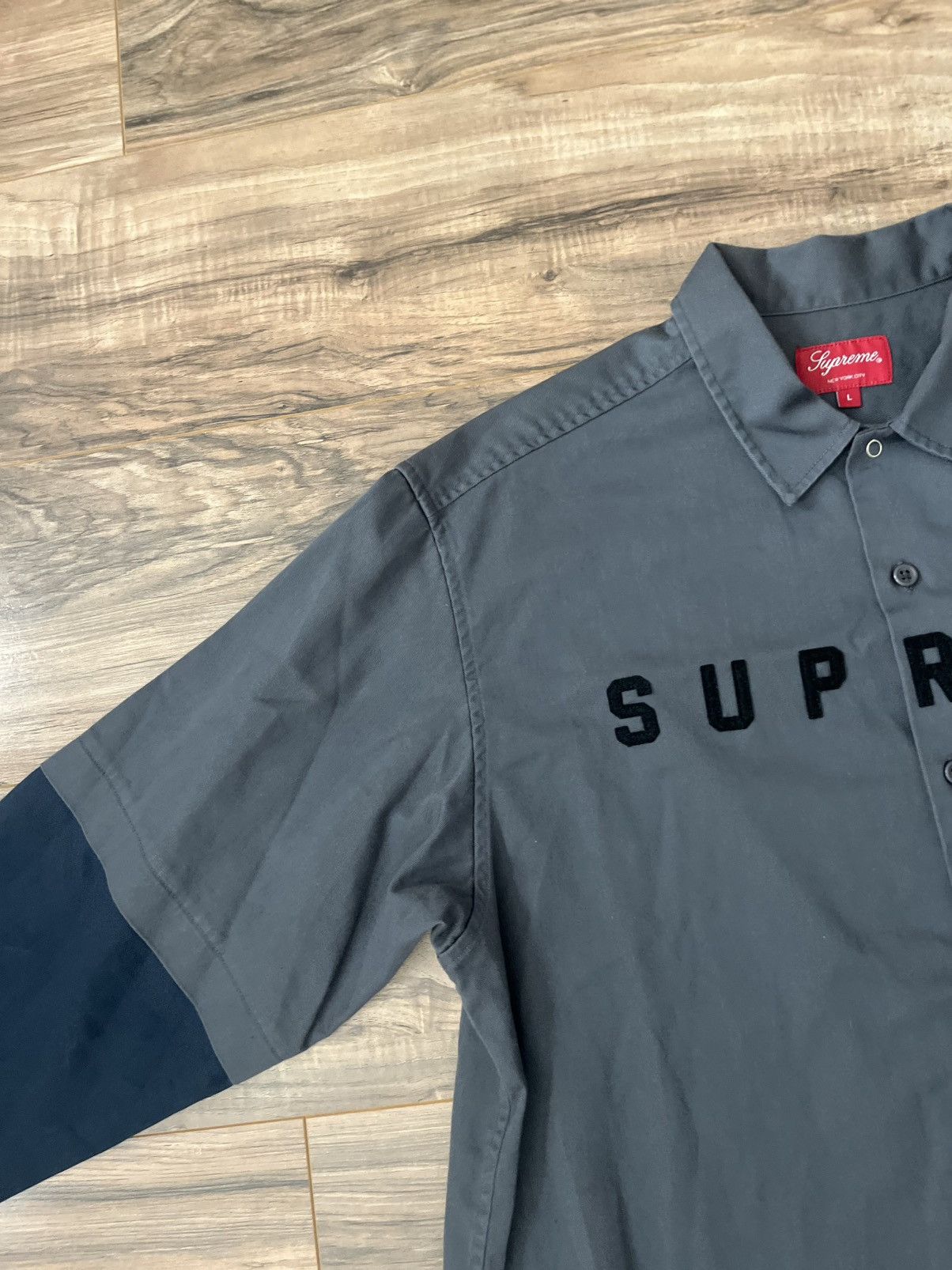 Supreme Supreme 2-Tone Work Shirt Size US L / EU 52-54 / 3 - 5 Thumbnail