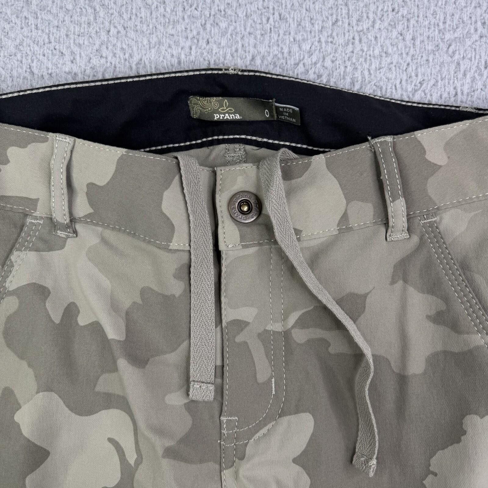 Prana Prana Halle Green Camo Joggers Women's 0 (28x26) Flap Pocket Size 25" / US 0 / IT 36 - 11 Thumbnail
