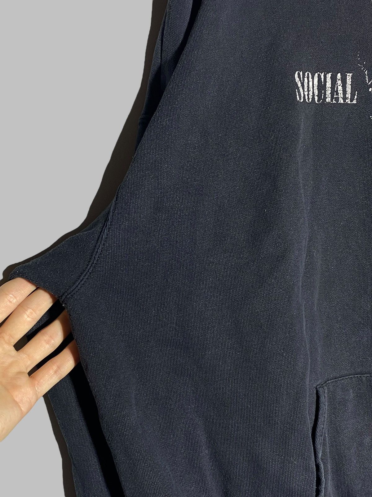 Band Tees 🔥 SOCIAL DISTORTION HOODIE FRUIT OF THE LOOM XXL FADED PUNK Size US XXL / EU 58 / 5 - 8 Thumbnail
