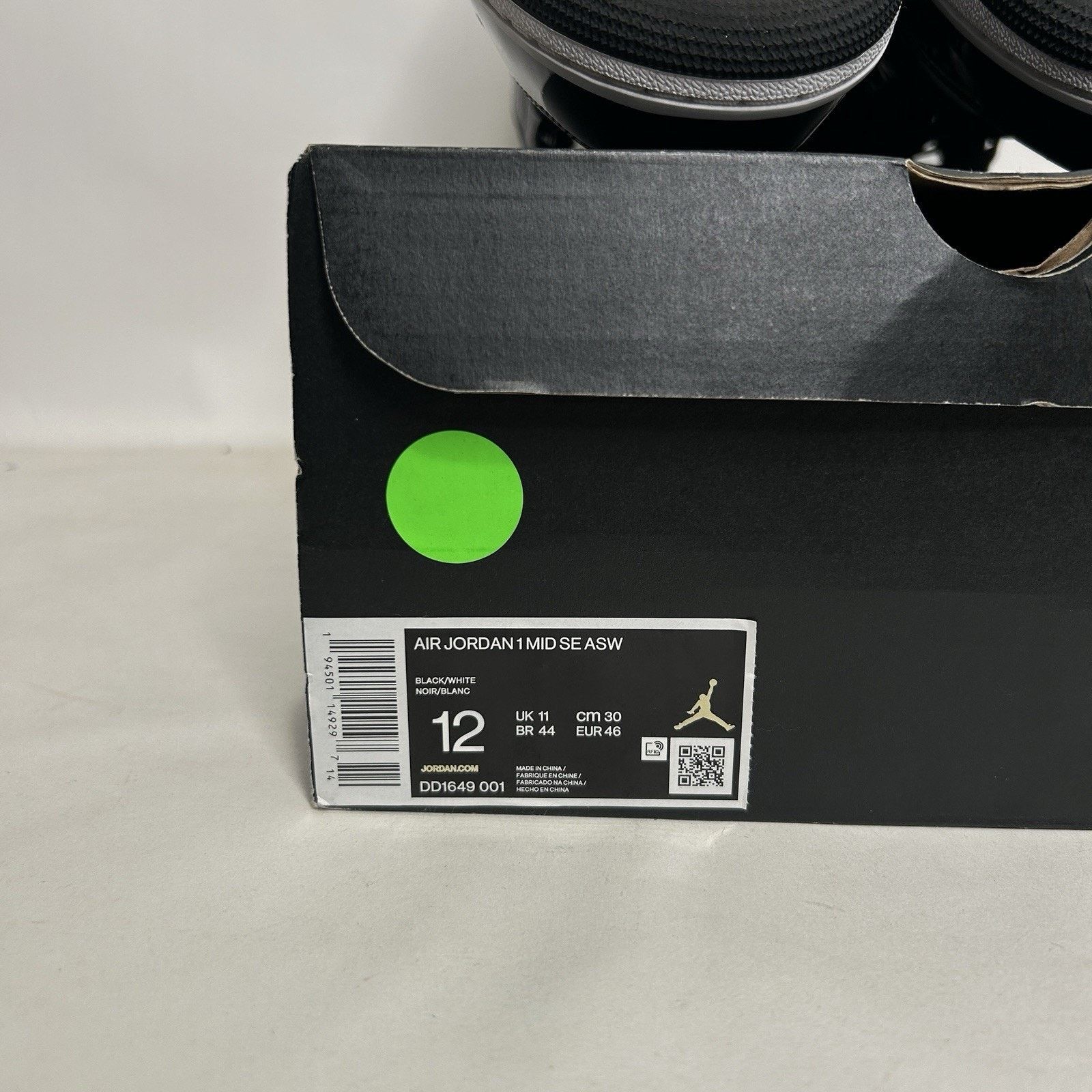 Jordan Brand Nike Air Jordan 1 Retro Mid SE “All-Star/Carbon Fiber” Size US 12 / EU 45 - 7 Thumbnail