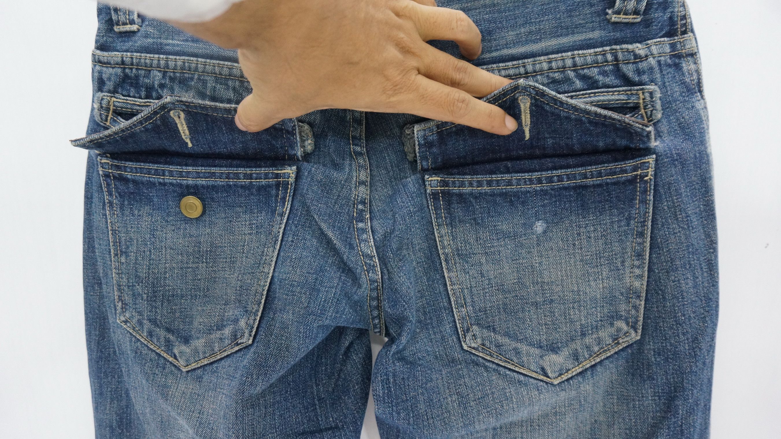 Japanese Brand TAKA-IQ Japan Vintage Jeans Size US 32 / EU 48 - 6 Thumbnail