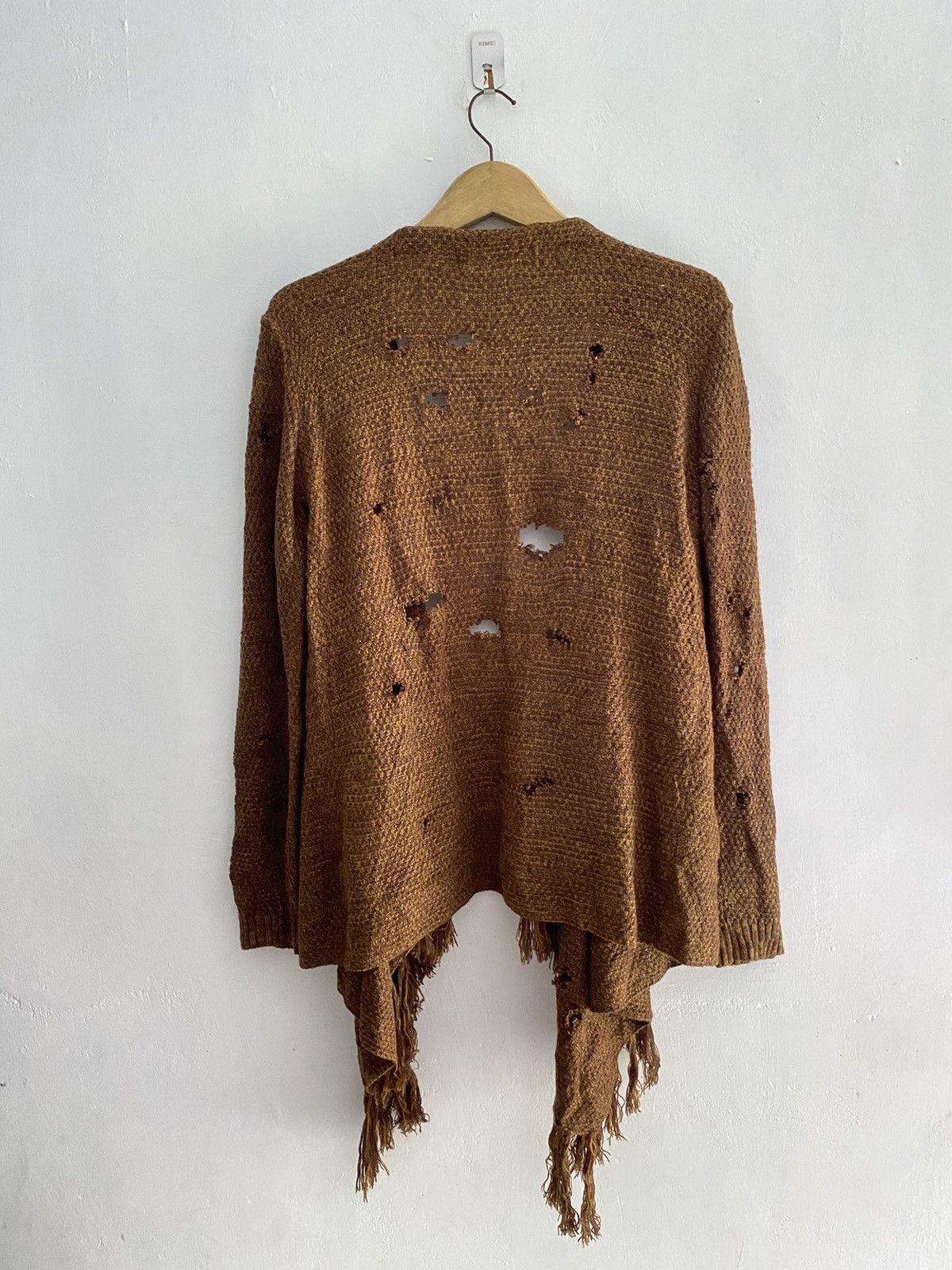 If Six Was Nine × Japanese Brand × Le Grande Bleu (L.G.B.) Ozoc distressed kimono knit ifsixwasnine style Size US M / EU 48-50 / 2 - 5 Thumbnail
