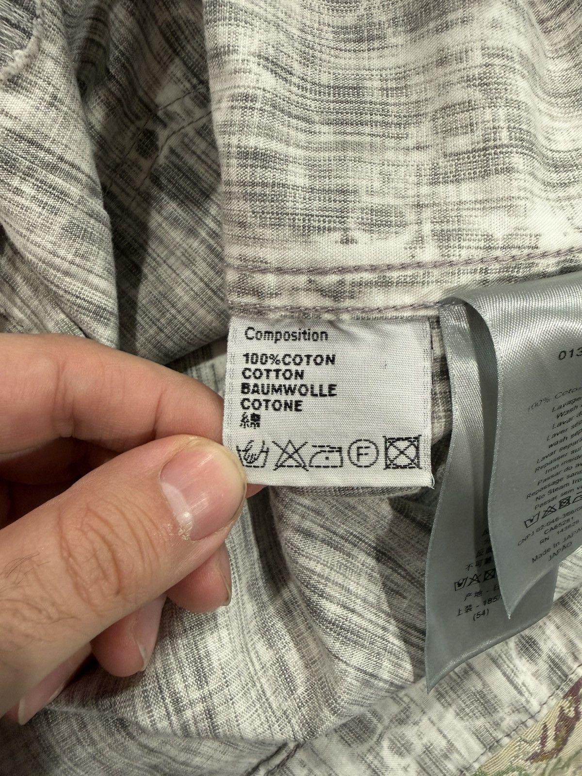 Dior Dior Japanese Denim Grey Oblique Jacket Size US L / EU 52-54 / 3 - 5 Thumbnail