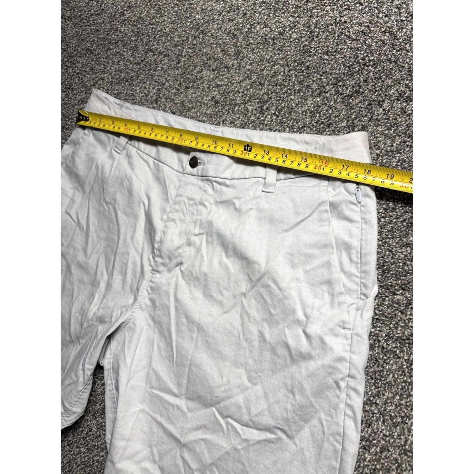 Lululemon Lululemon Commission Shorts Mens 36 Gray Chino Stretch Casual LM7AUES Size US 36 / EU 52 - 5 Thumbnail